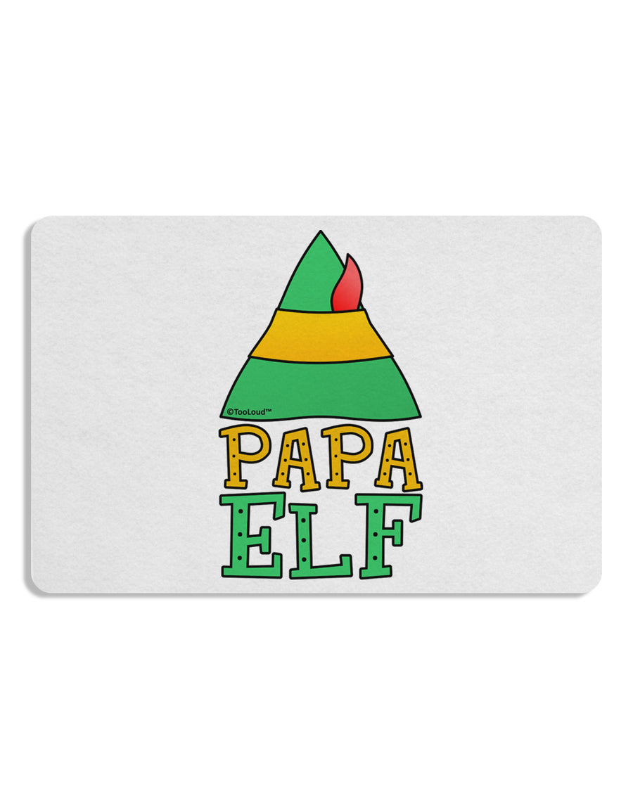 Matching Christmas Design - Elf Family - Papa Elf 12 x 18 Placemat by TooLoud Set of 4 Placemats-Placemat-TooLoud-White-Davson Sales