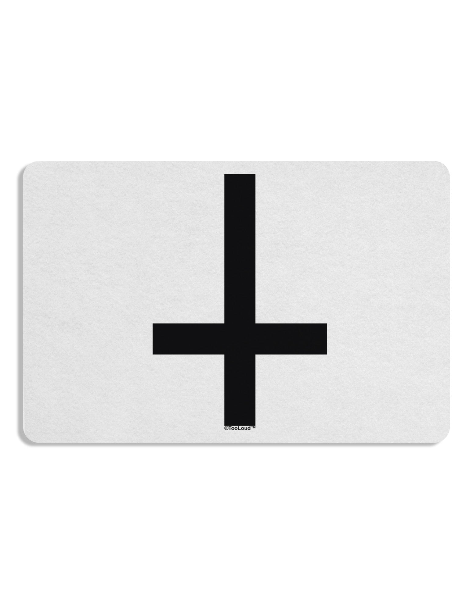 Inverted Cross Placemat Set of 4 Placemats-Placemat-TooLoud-White-Davson Sales