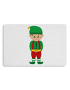 Cute Christmas Elf Boy 12 x 18 Placemat Set of 4 Placemats-Placemat-TooLoud-White-Davson Sales