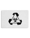 Recycle Biohazard Sign Black and White Placemat by TooLoud Set of 4 Placemats-Placemat-TooLoud-White-Davson Sales