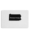 Pennsylvania - United States Shape Placemat by TooLoud Set of 4 Placemats-Placemat-TooLoud-White-Davson Sales