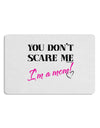 You Don't Scare Me - I'm a Mom Placemat by TooLoud Set of 4 Placemats-Placemat-TooLoud-White-Davson Sales