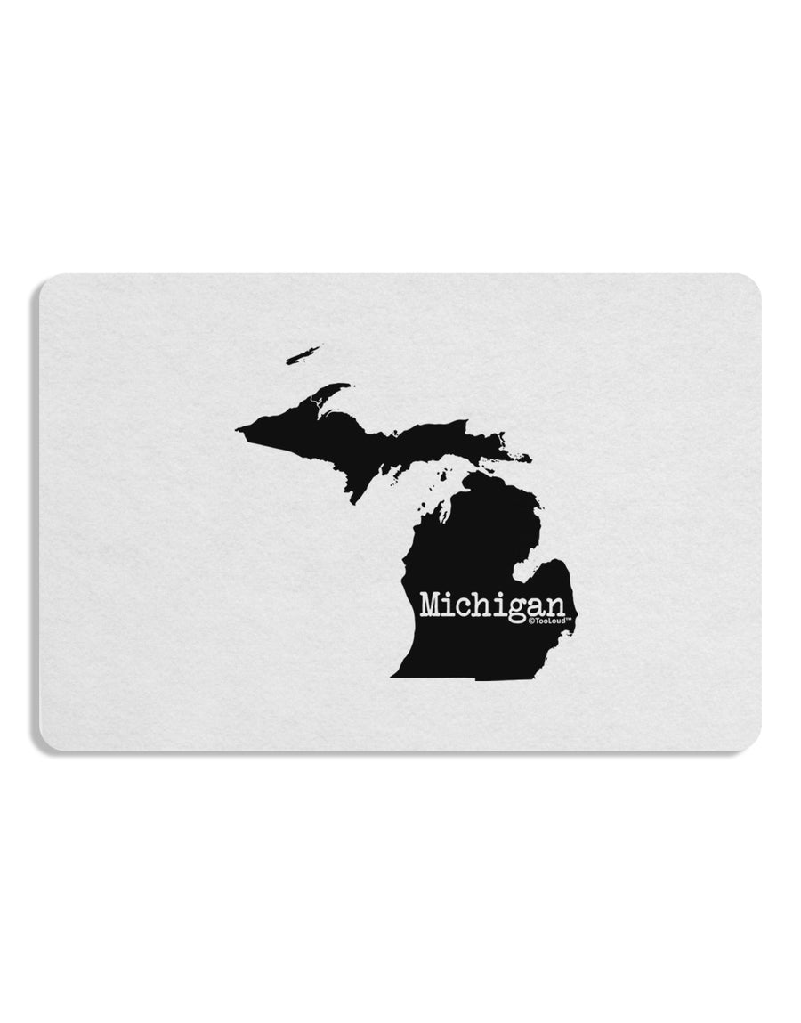 Michigan - United States Shape Placemat Set of 4 Placemats-Placemat-TooLoud-White-Davson Sales