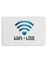 Wifi Equals Love Placemat Set of 4 Placemats-Placemat-TooLoud-White-Davson Sales