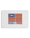 American Bacon Flag - Stars and Strips Placemat Set of 4 Placemats-Placemat-TooLoud-White-Davson Sales