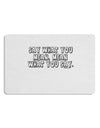 Say What You Mean Text Placemat by TooLoud Set of 4 Placemats-Placemat-TooLoud-White-Davson Sales