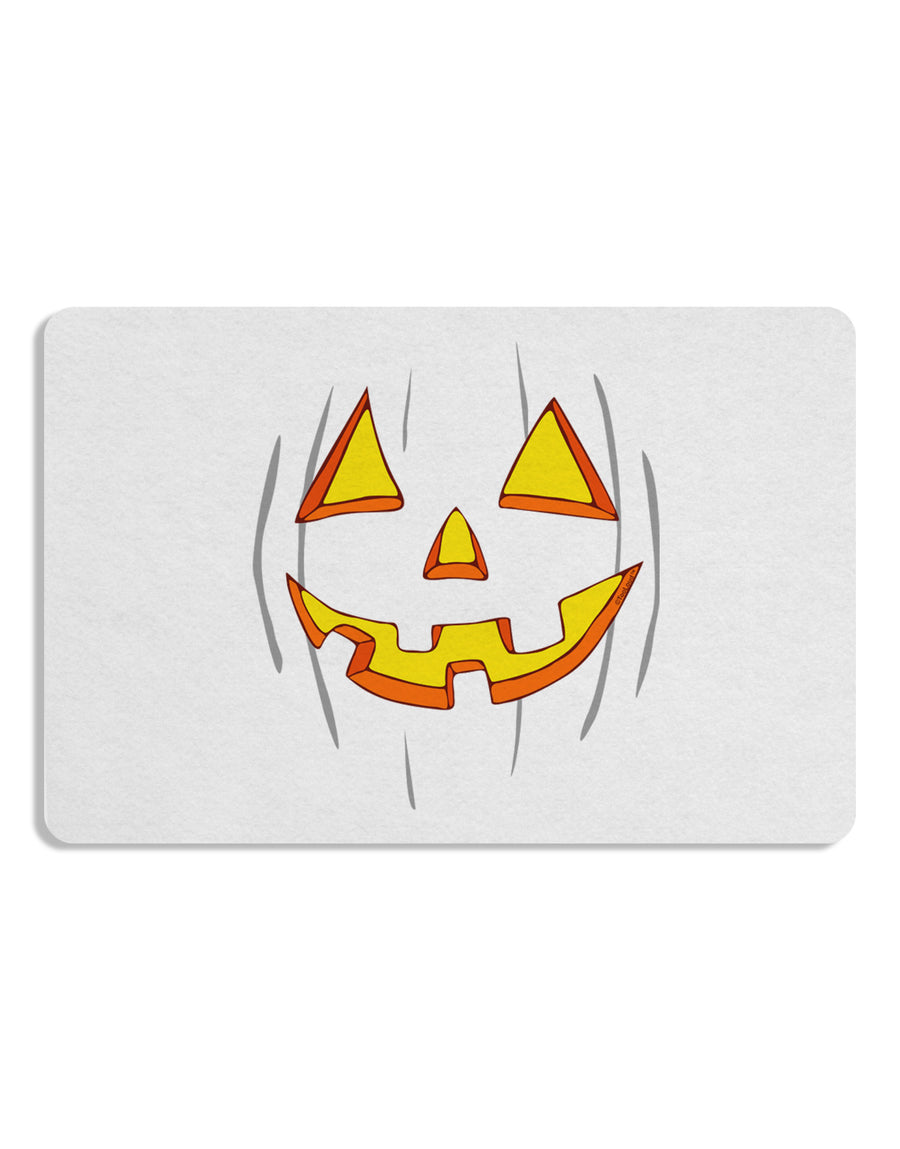 Halloween Glow Smiling Jack O Lantern 12 x 18 Placemat Set of 4 Placemats-Placemat-TooLoud-White-Davson Sales