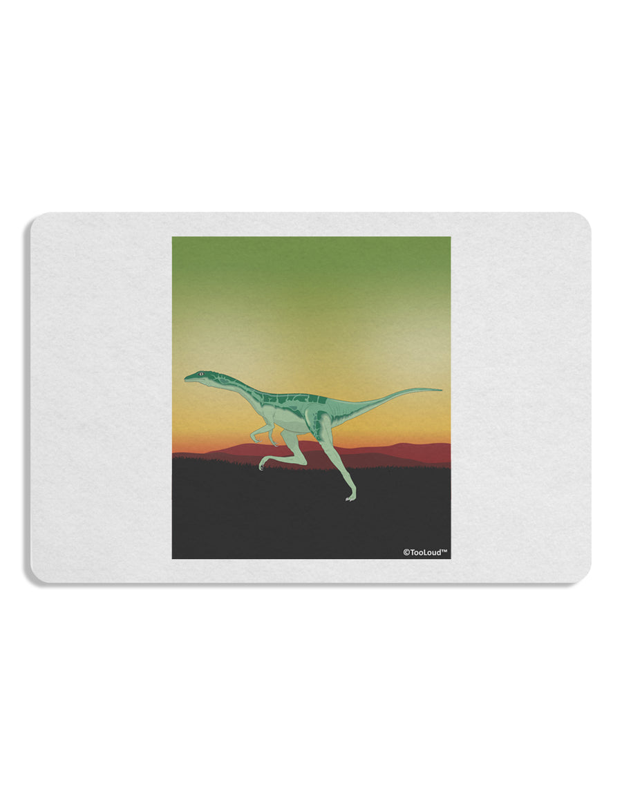 Ornithomimus Velox - Without Name Placemat by TooLoud Set of 4 Placemats-Placemat-TooLoud-White-Davson Sales