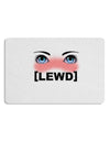 Blushing Anime Eyes Lewd Placemat by TooLoud Set of 4 Placemats-Placemat-TooLoud-White-Davson Sales