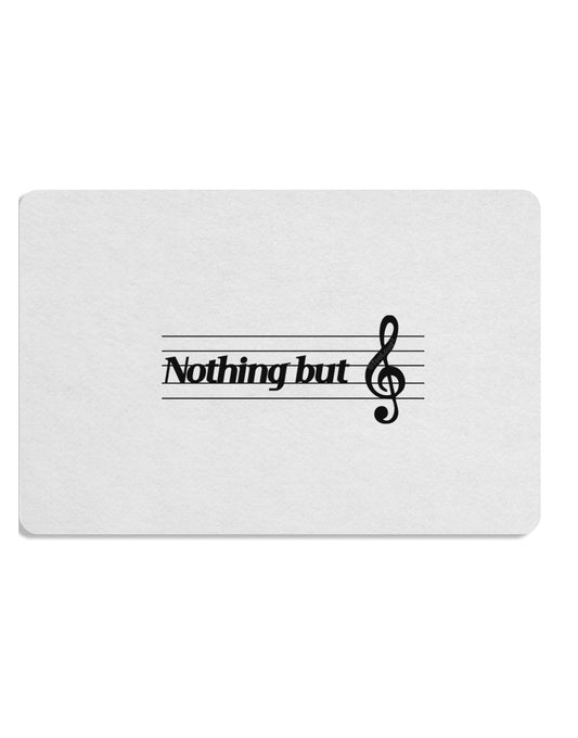 Nothing But Treble Music Pun Placemat by TooLoud Set of 4 Placemats-Placemat-TooLoud-White-Davson Sales