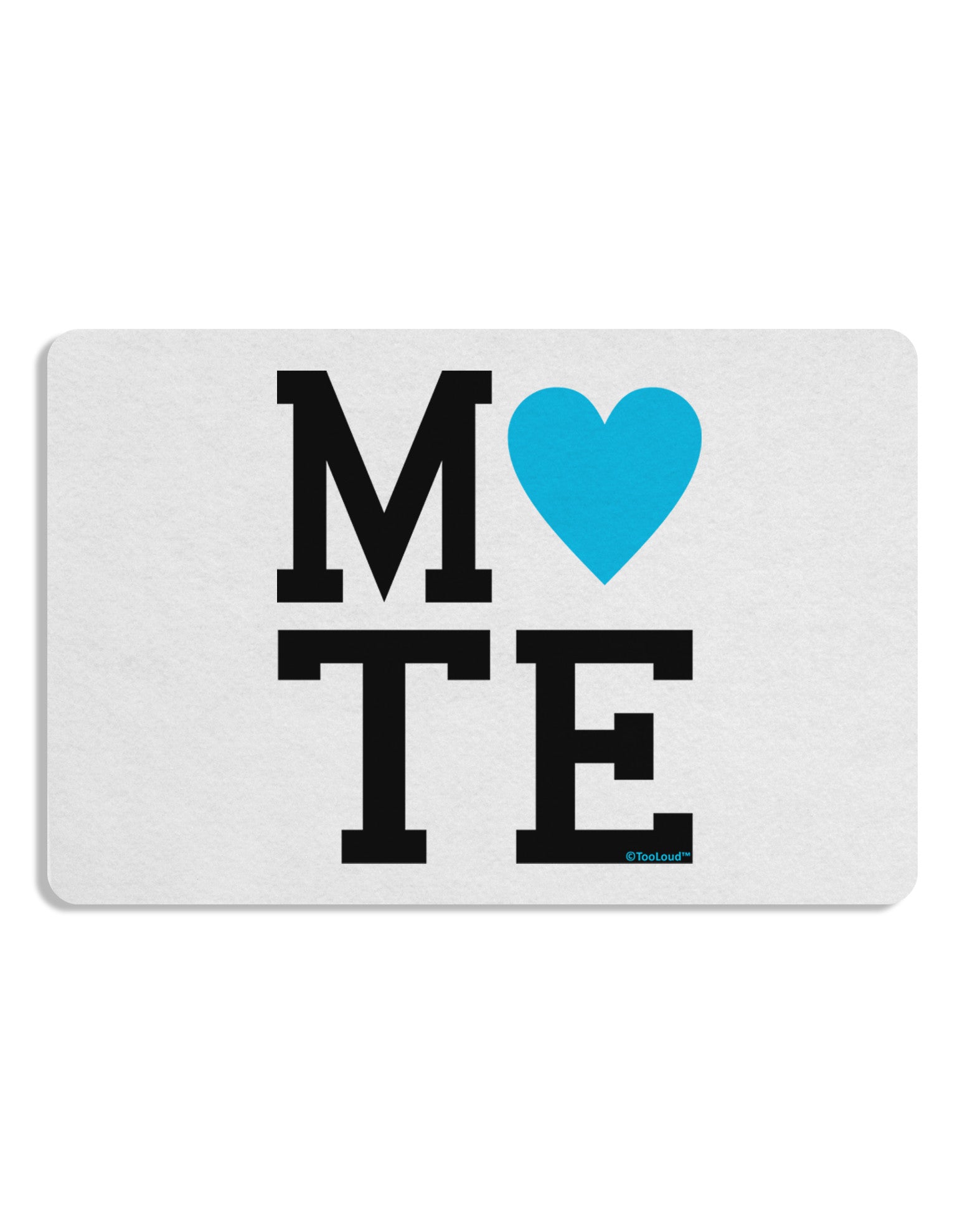 Matching Soulmate Design - Mate - Blue Placemat by TooLoud Set of 4 Placemats-Placemat-TooLoud-White-Davson Sales