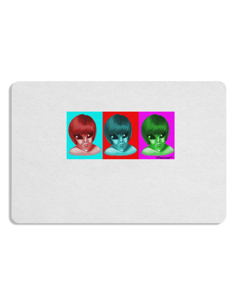 Extraterrestial Pop-art #2 Placemat by TooLoud Set of 4 Placemats-Placemat-TooLoud-White-Davson Sales