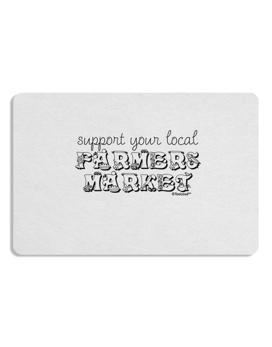 Support Your Local Farmers Market Placemat Set of 4 Placemats-Placemat-TooLoud-White-Davson Sales