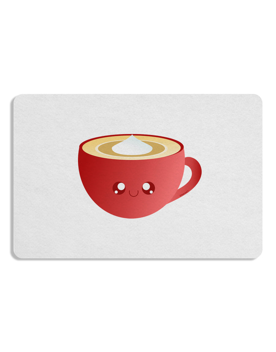 Cute Christmas Drink Eggnog 12 x 18 Placemat Set of 4 Placemats-Placemat-TooLoud-White-Davson Sales