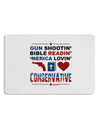 Gun Shootin' Conservative Placemat Set of 4 Placemats-Placemat-TooLoud-White-Davson Sales