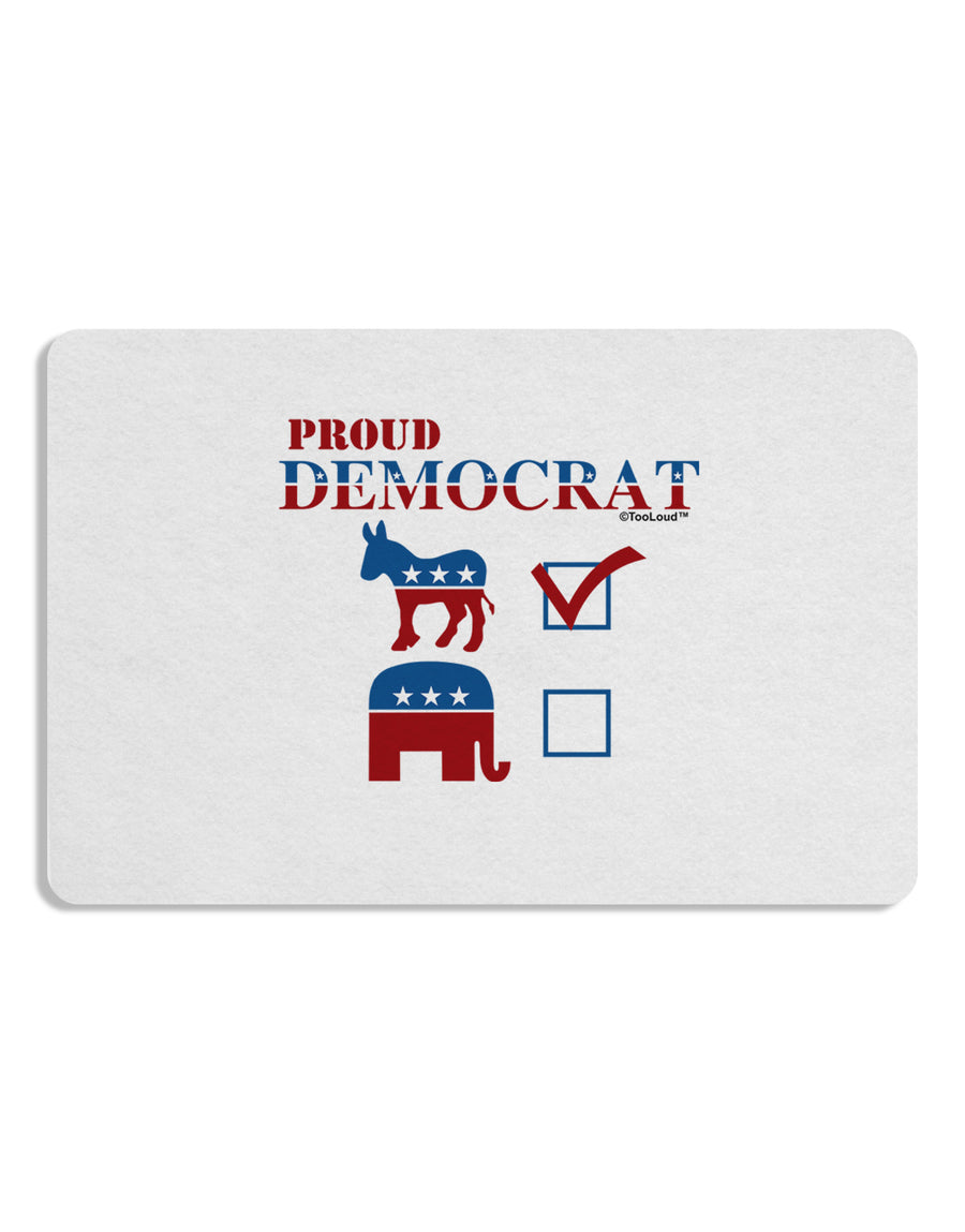 Proud Democrat Checkmark Placemat Set of 4 Placemats-Placemat-TooLoud-White-Davson Sales