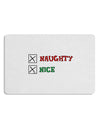 Naughty or Nice Christmas - Naughty and Nice 12 x 18 Placemat Set of 4 Placemats-Placemat-TooLoud-White-Davson Sales