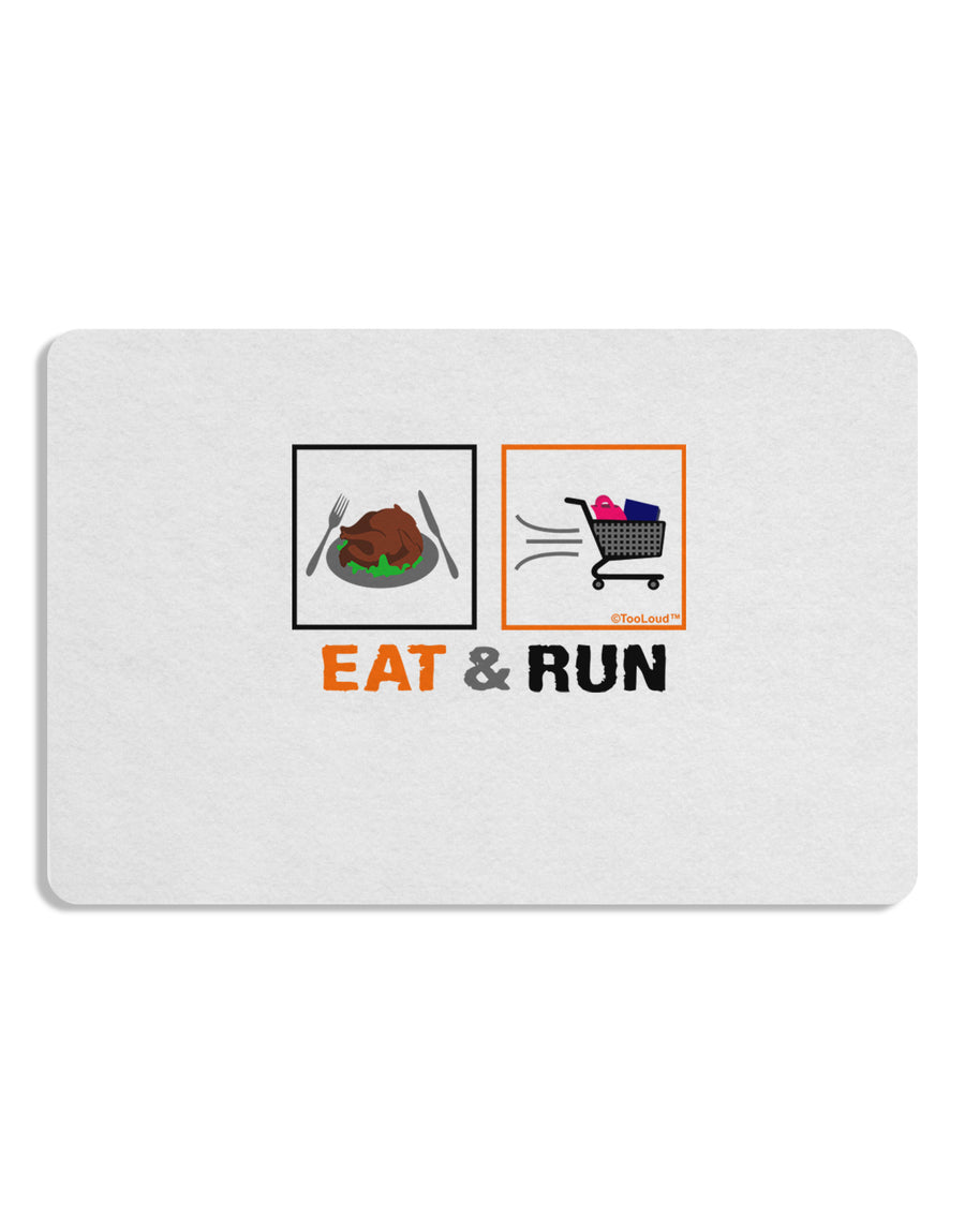 Eat & Run Black Friday Placemat Set of 4 Placemats-Placemat-TooLoud-White-Davson Sales