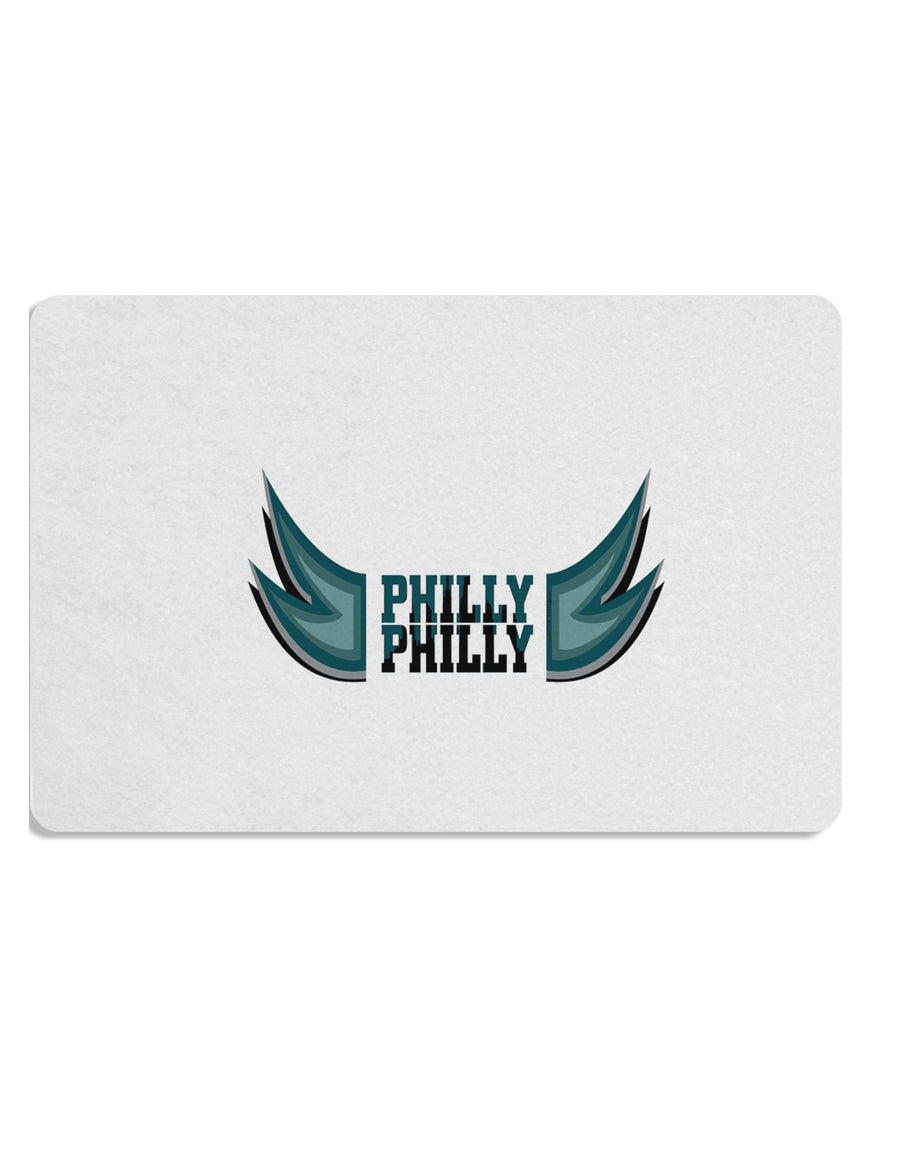 Philly Philly Funny Beer Drinking Placemat by TooLoud Set of 4 Placemats-Placemat-TooLoud-White-Davson Sales