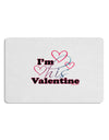 I'm HIS Valentine Placemat Set of 4 Placemats-Placemat-TooLoud-White-Davson Sales