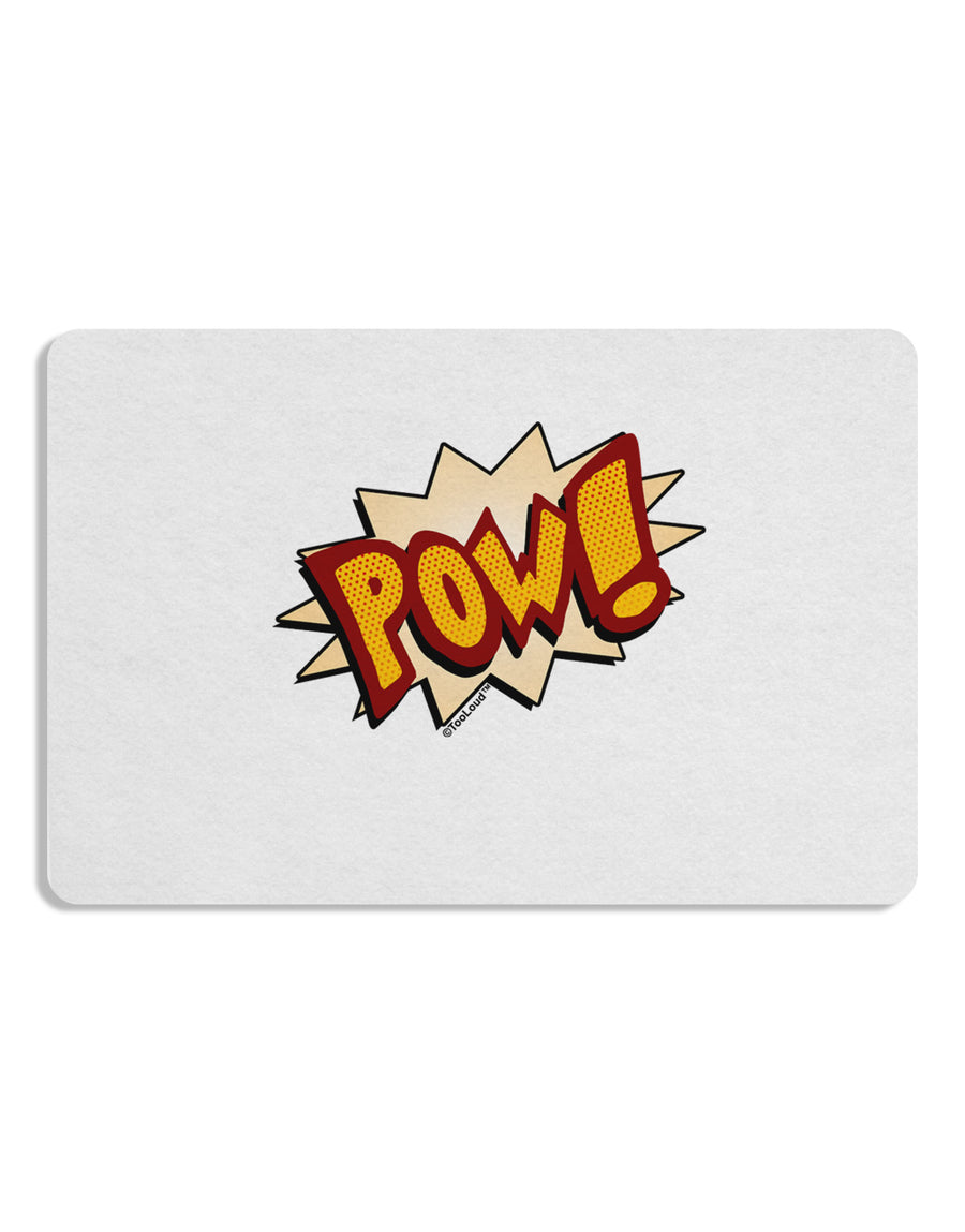 Onomatopoeia POW Placemat Set of 4 Placemats-Placemat-TooLoud-White-Davson Sales