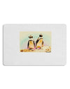 Magellanic Penguin Watercolor Placemat Set of 4 Placemats-Placemat-TooLoud-White-Davson Sales