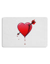 Shot Through the Heart Bleeding Placemat by TooLoud Set of 4 Placemats-Placemat-TooLoud-White-Davson Sales