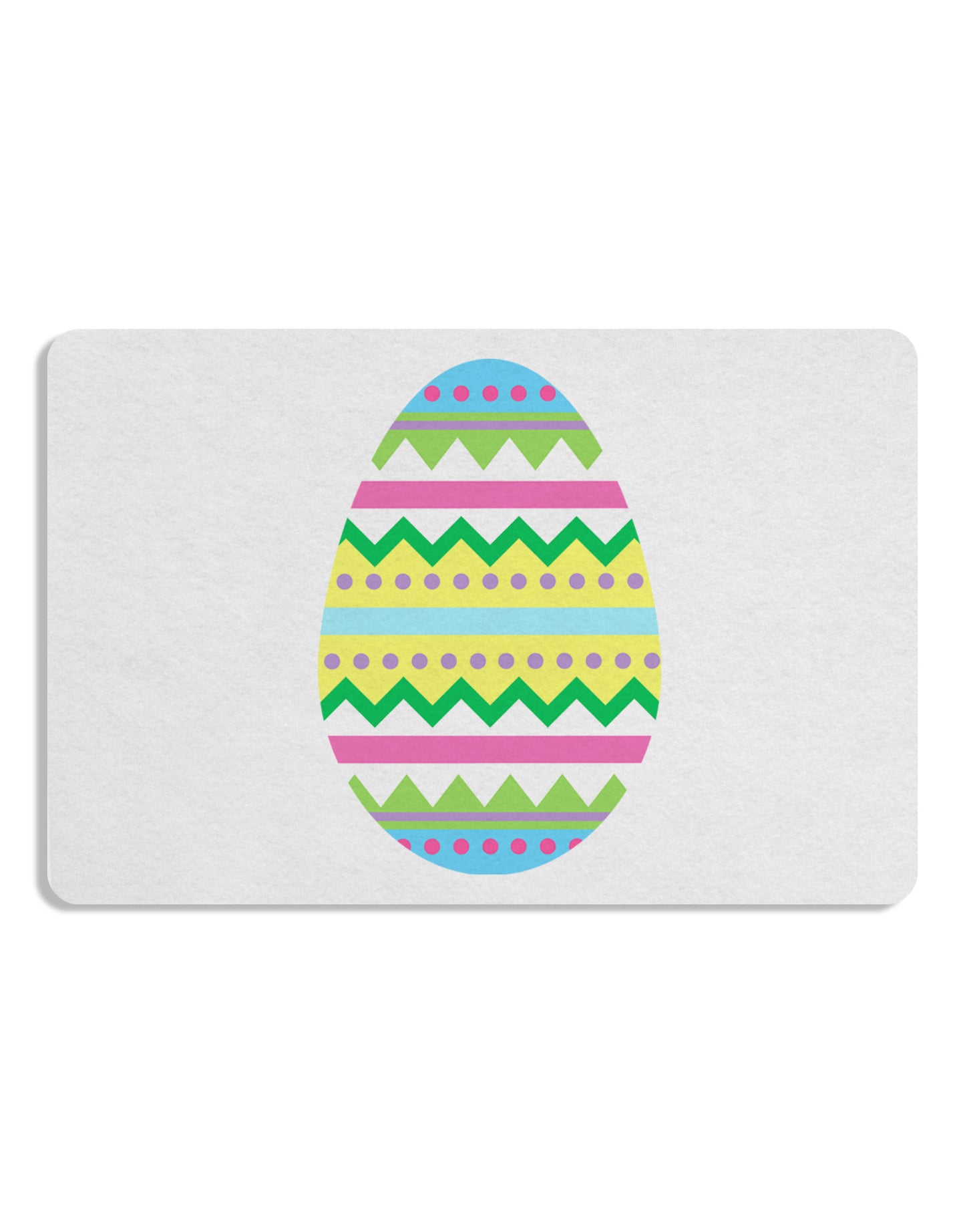 Colorful Easter Egg Placemat Set of 4 Placemats-Placemat-TooLoud-White-Davson Sales
