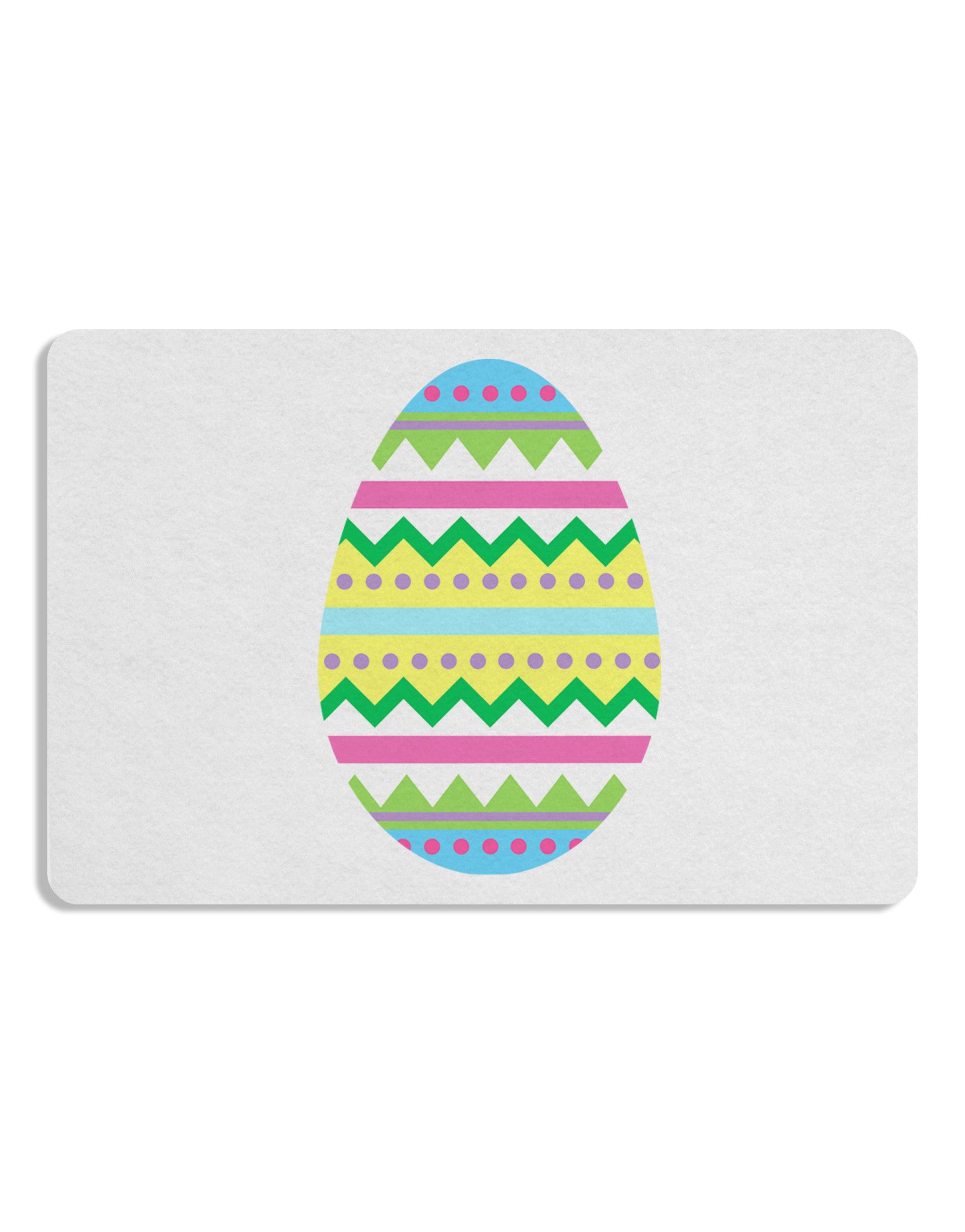Colorful Easter Egg Placemat Set of 4 Placemats-Placemat-TooLoud-White-Davson Sales