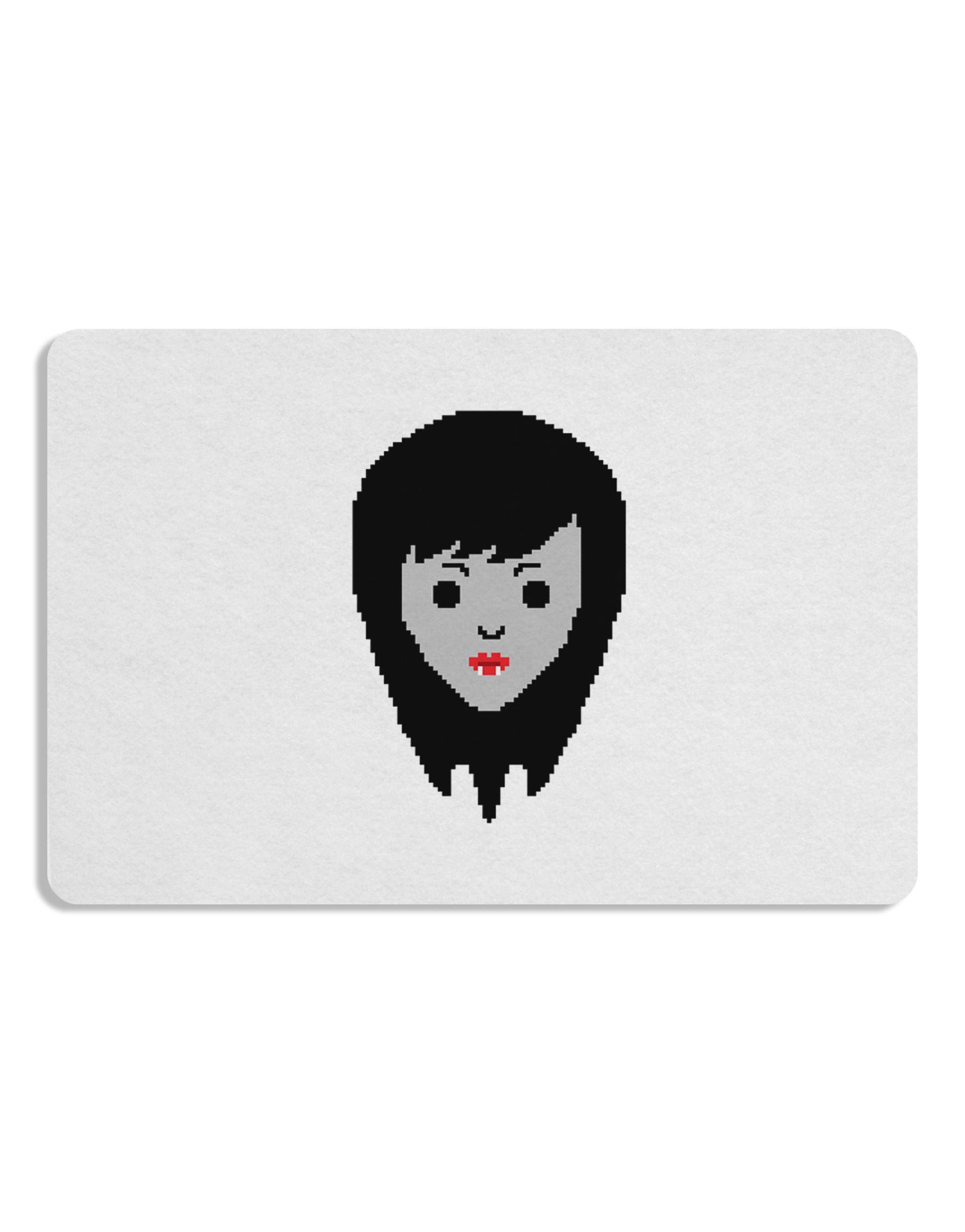 Cute Pixel Vampire Female Placemat Set of 4 Placemats-Placemat-TooLoud-White-Davson Sales