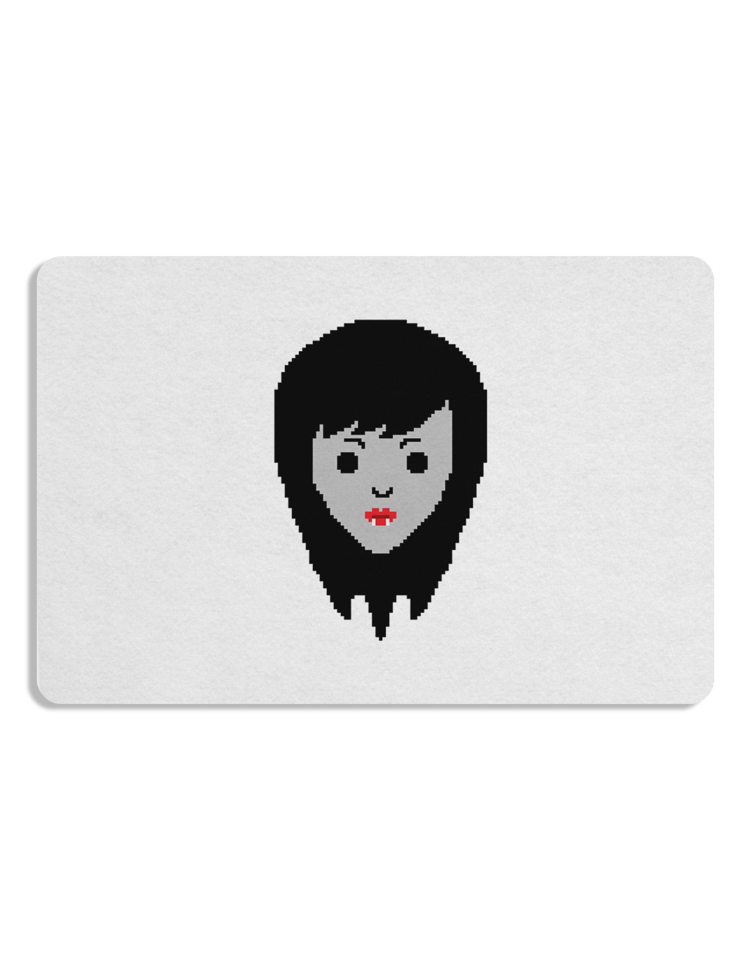 Cute Pixel Vampire Female Placemat Set of 4 Placemats-Placemat-TooLoud-White-Davson Sales