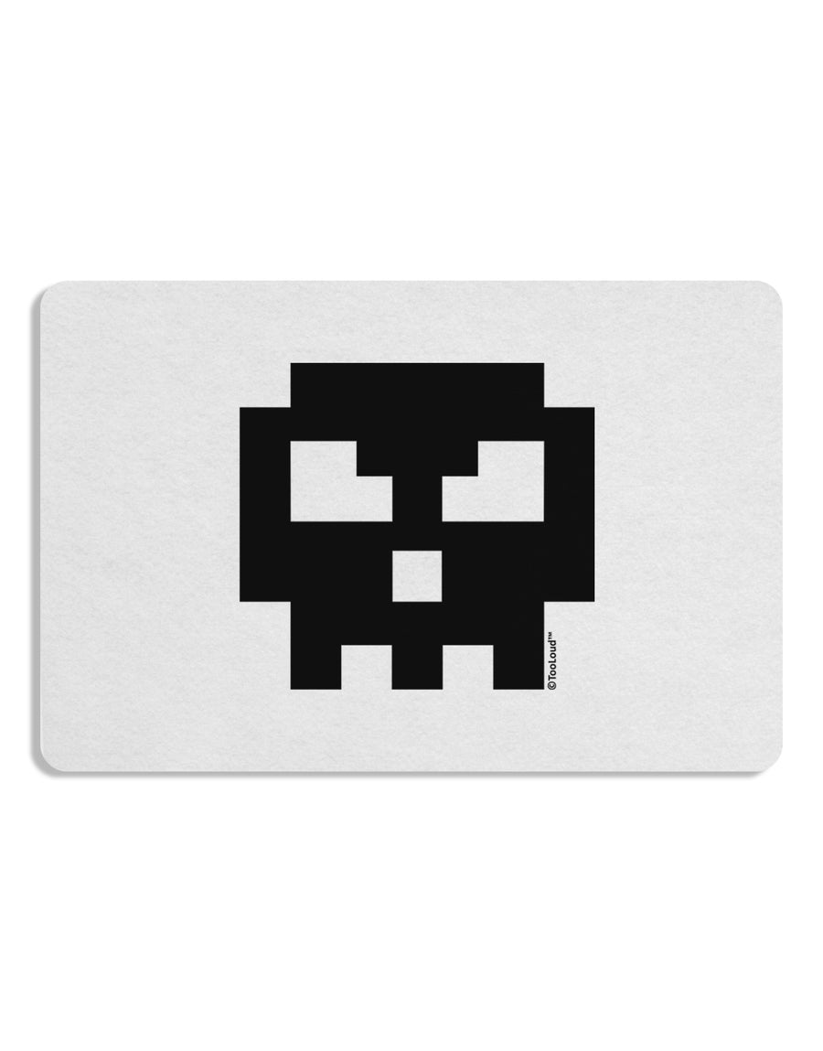 Retro 8-Bit Skull Placemat Set of 4 Placemats-Placemat-TooLoud-White-Davson Sales