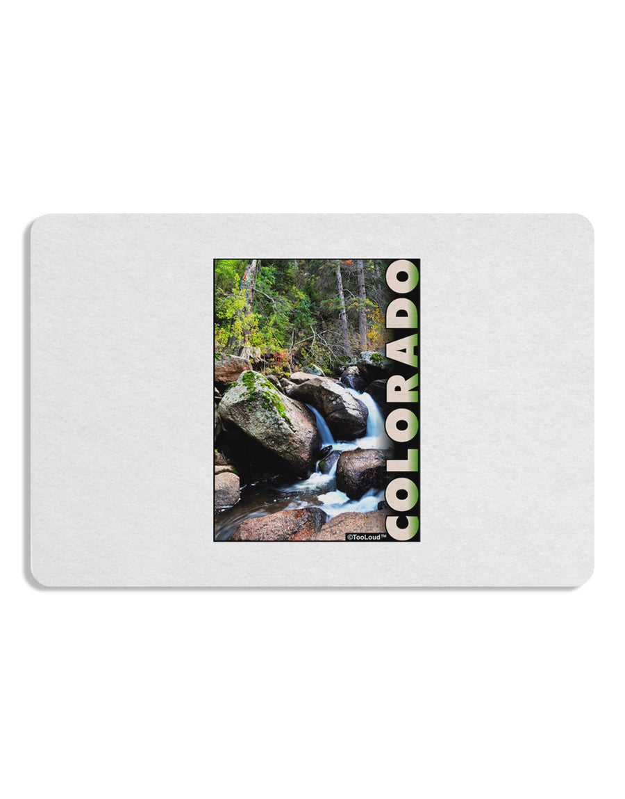 Rockies River with Text Placemat Set of 4 Placemats-Placemat-TooLoud-White-Davson Sales