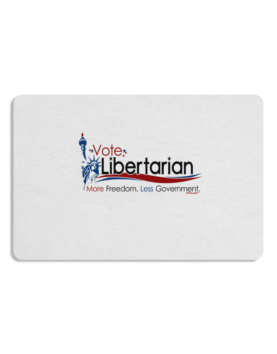 Libertarian Slogan Placemat Set of 4 Placemats-Placemat-TooLoud-White-Davson Sales