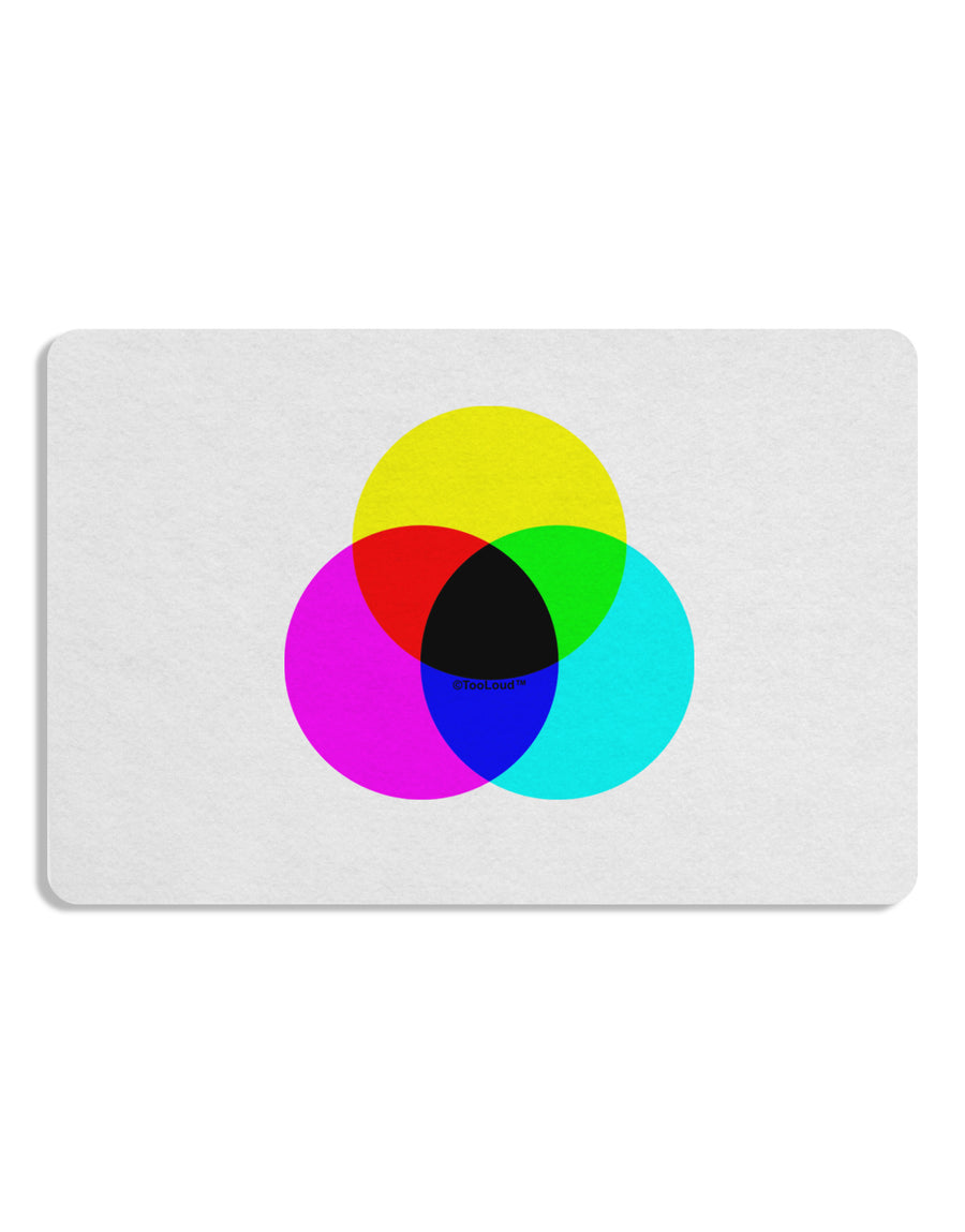 CMYK Color Model Placemat by TooLoud Set of 4 Placemats-Placemat-TooLoud-White-Davson Sales