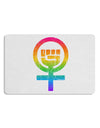 Rainbow Distressed Feminism Symbol Placemat Set of 4 Placemats-Placemat-TooLoud-White-Davson Sales