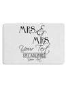 Personalized Mrs and Mrs Lesbian Wedding - Name- Established -Date- Design Placemat Set of 4 Placemats-Placemat-TooLoud-White-Davson Sales