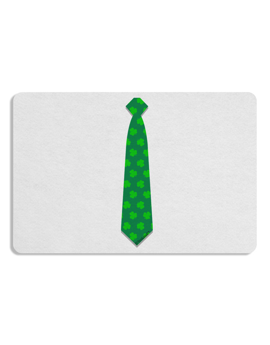 Clover Pattern Tie St Patrick's Day Placemat Set of 4 Placemats-Placemat-TooLoud-White-Davson Sales