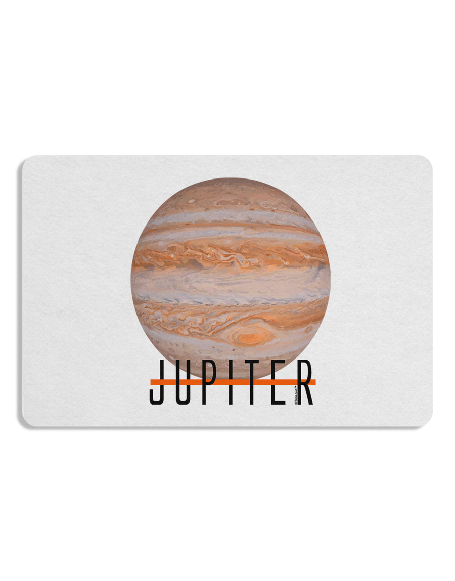 Planet Jupiter Earth Text Placemat by TooLoud Set of 4 Placemats-Placemat-TooLoud-White-Davson Sales