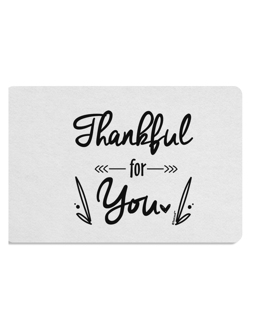TooLoud Thankful for you Placemat Set of 4 Placemats Multi-pack