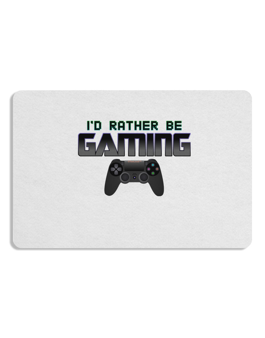 I'd Rather Be Gaming Placemat Set of 4 Placemats-Placemat-TooLoud-White-Davson Sales