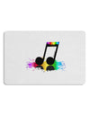 Paint Music Note Placemat Set of 4 Placemats-Placemat-TooLoud-White-Davson Sales