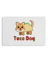 Cute Taco Dog Text Placemat Set of 4 Placemats-Placemat-TooLoud-White-Davson Sales