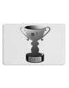 Number One Dad Trophy - Grayscale Placemat Set of 4 Placemats-Placemat-TooLoud-White-Davson Sales