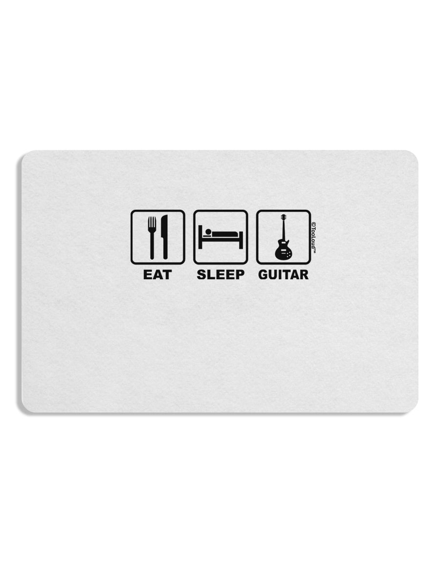 Eat Sleep Guitar Design Placemat by TooLoud Set of 4 Placemats-Placemat-TooLoud-White-Davson Sales