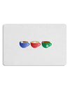 Cute Holiday Drink Set - Christmas 12 x 18 Placemat Set of 4 Placemats-Placemat-TooLoud-White-Davson Sales