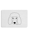 Cute Poodle Dog - White Placemat by TooLoud Set of 4 Placemats-Placemat-TooLoud-White-Davson Sales