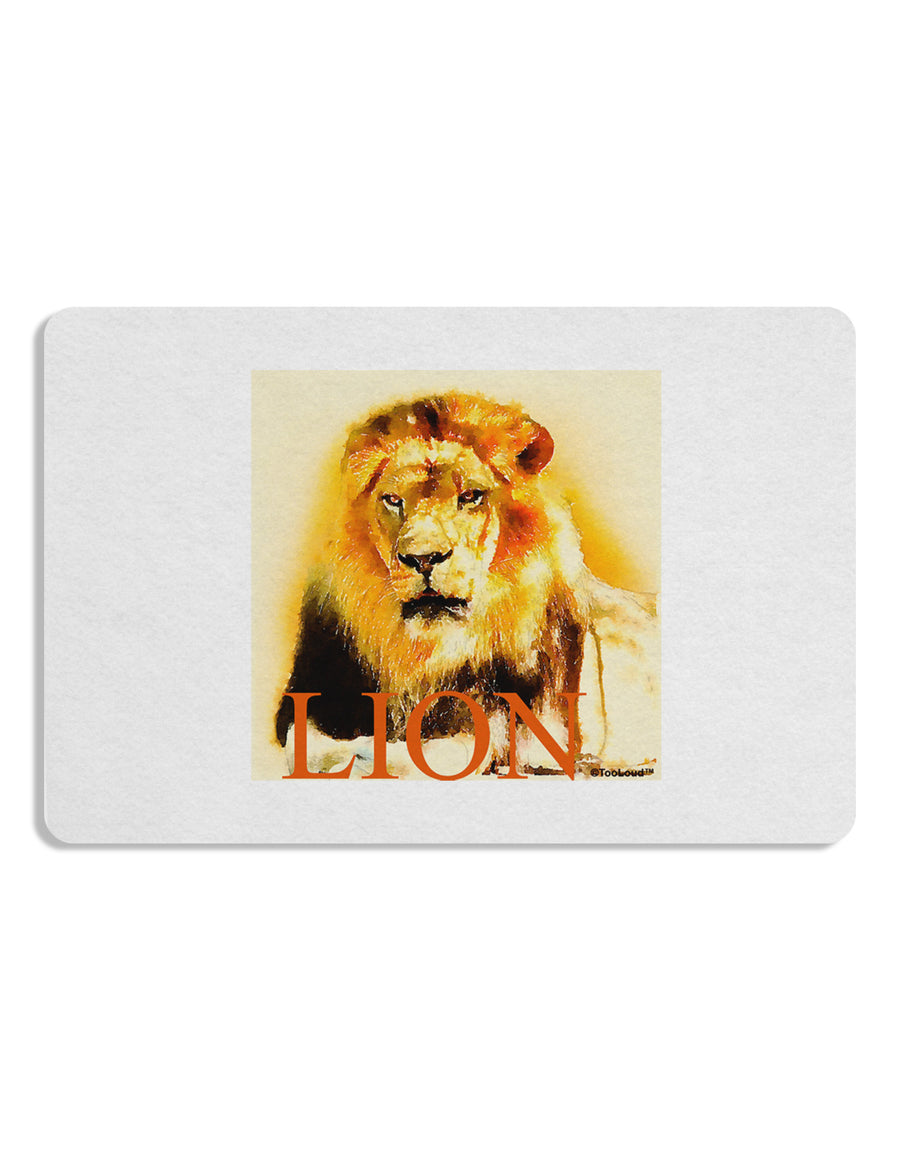 Lion Watercolor 4 Text Placemat Set of 4 Placemats-Placemat-TooLoud-White-Davson Sales