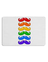 Colorful Rainbow Mustaches Placemat Set of 4 Placemats-Placemat-TooLoud-White-Davson Sales