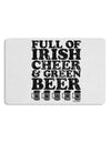 Full of Irish Cheer and Green Beer Placemat by TooLoud Set of 4 Placemats-Placemat-TooLoud-White-Davson Sales